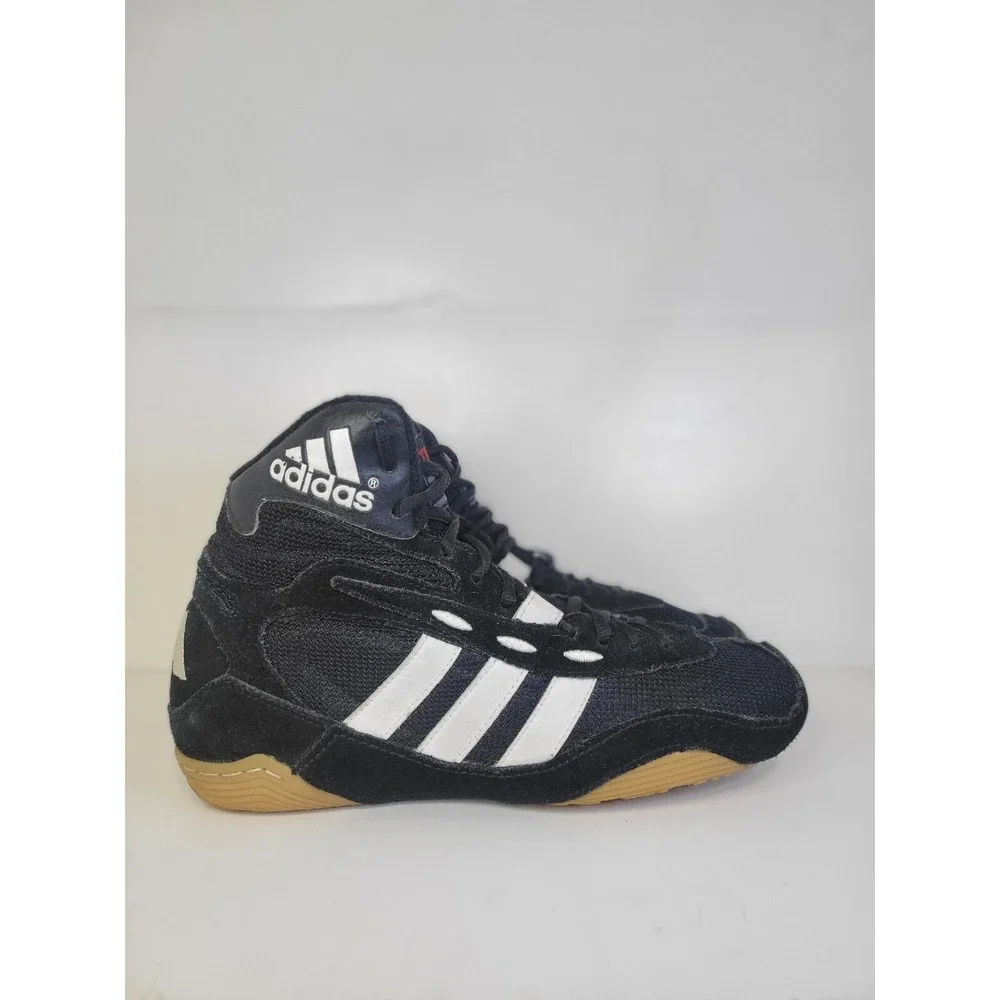 Vintage Y2K Adidas Tyrint Wrestling Shoes Boxing MMA 2001 Black White Men's 7.5